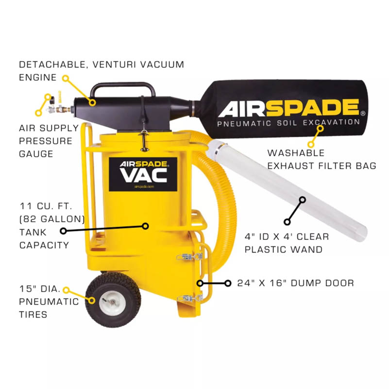 Vakuumski bager AirSpade Vac