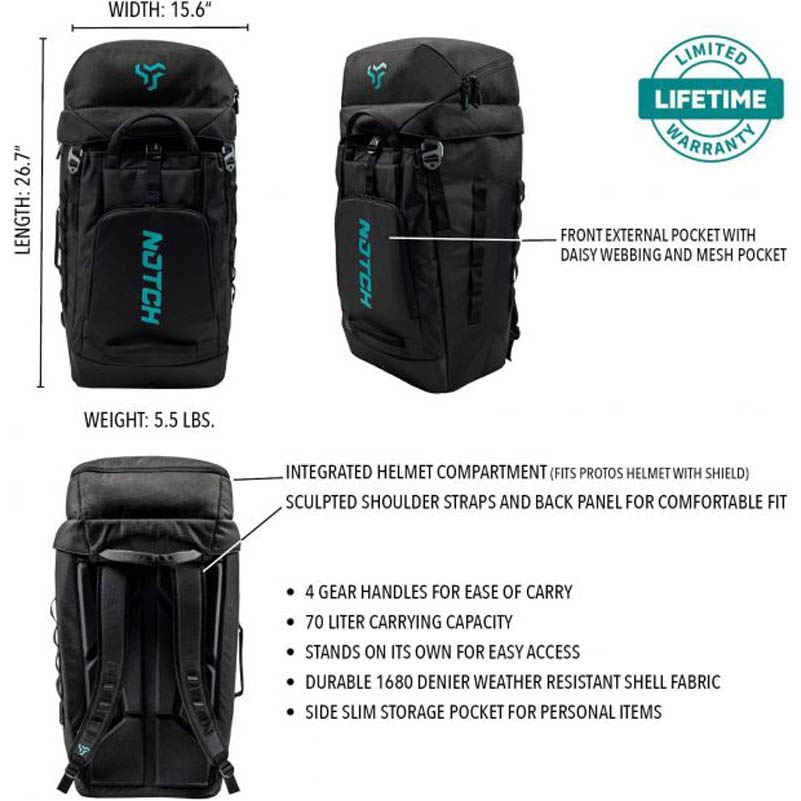 Notch 70-litrska vreča za opremo - slika 7